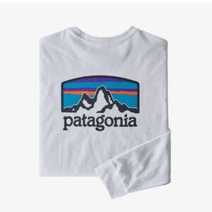 NEW PATAGONIA MEN'S LONG-SLEEVED FITZ ROY HORIZONS RESPONSIBILI-TEE